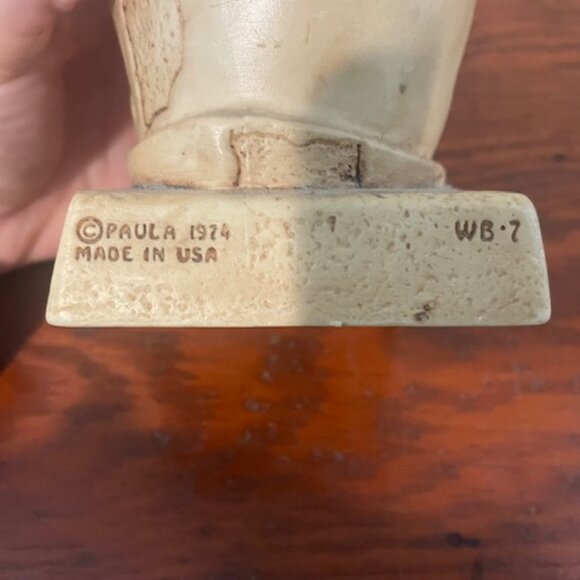 Paula Plastic 6" BOOZE MONEY Bank Figure Figurine Vintage Made In USA 1974 - Picture 5 of 7